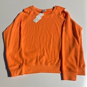 Forever 21 Crew Neck Cut Out Sweater Size L